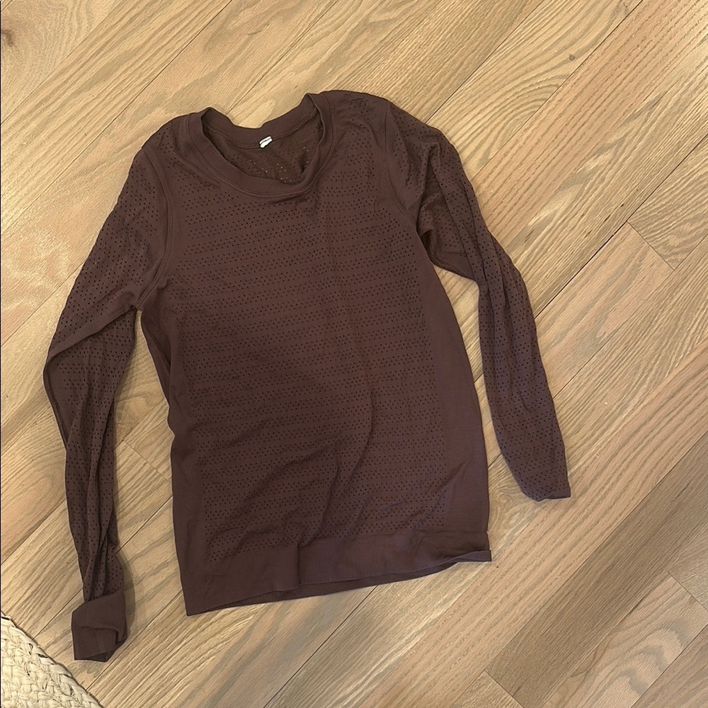 Purple Long Sleeve Top